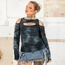 Chemical Black Viola Top (Grey)