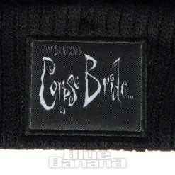 Corpse Bride Skeleton Bobble Hat (Black/White)
