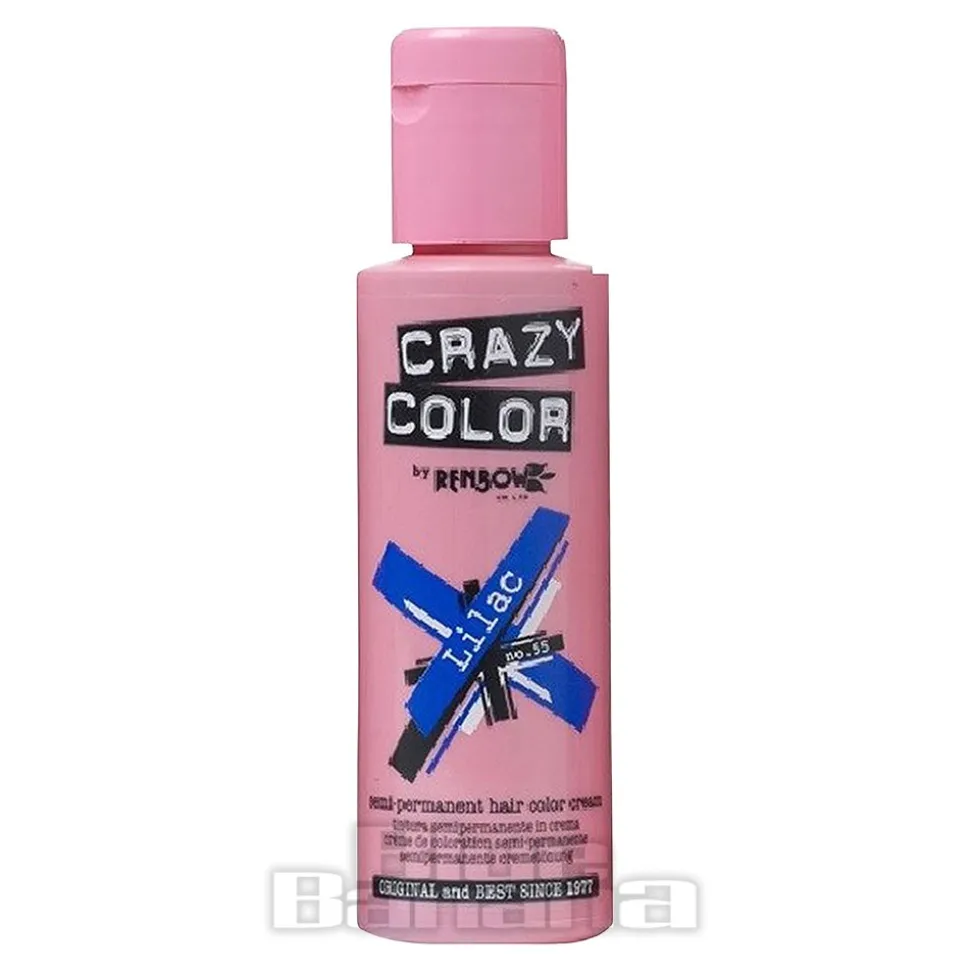 Crazy Color Semi-Permanent Hair Dye 100ml (Lilac)