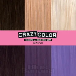 Crazy Color Semi-Permanent Hair Dye 4 Pack 100ml (Ice Mauve)