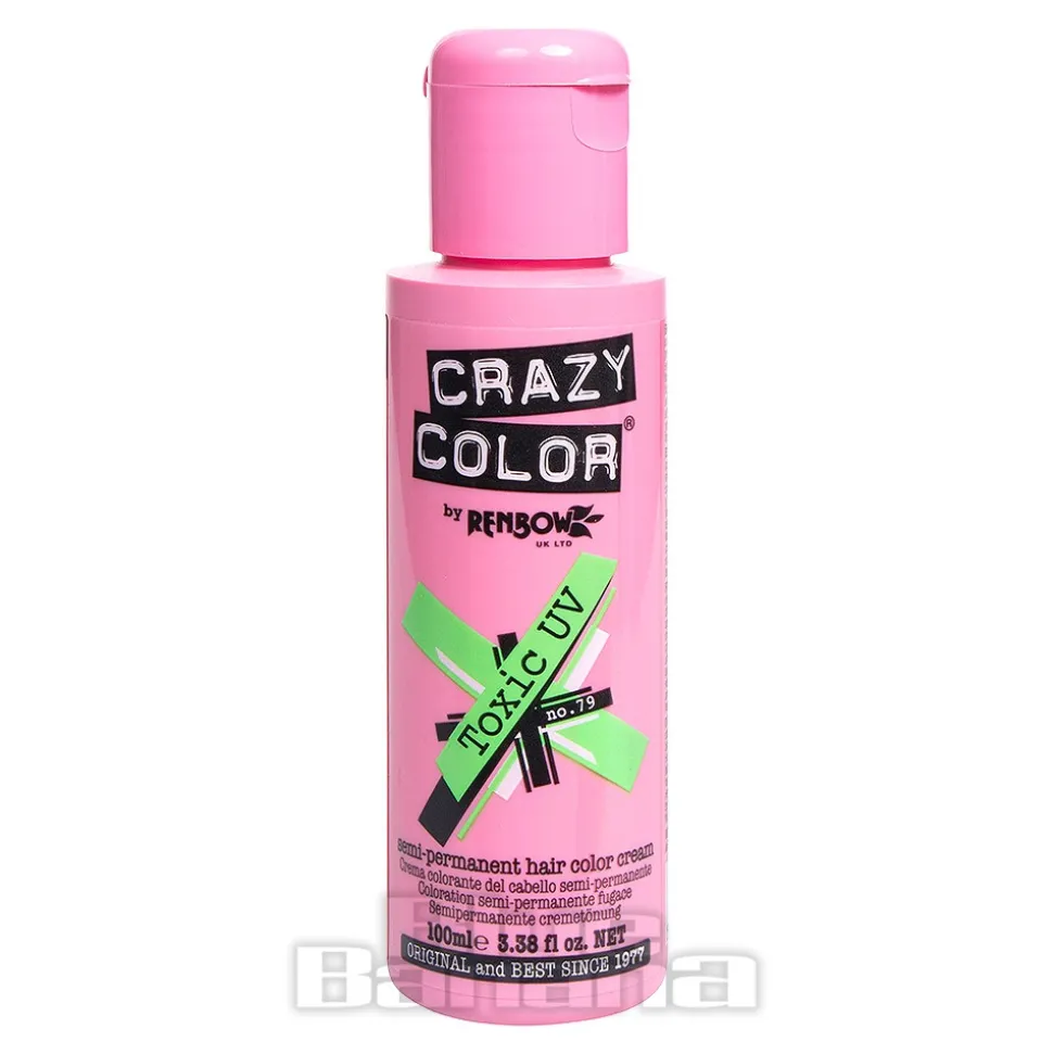 Crazy Color Semi-Permanent Hair Dye 100ml (Toxic UV)