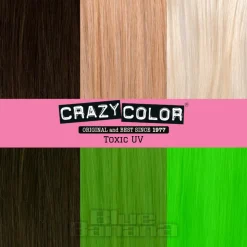 Crazy Color Semi-Permanent Hair Dye 100ml (Toxic UV)