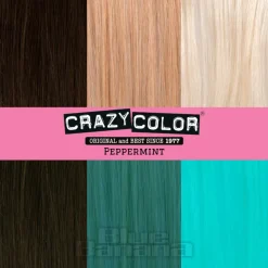 Crazy Color Semi-Permanent Hair Dye 100ml (Peppermint)
