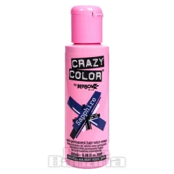 Crazy Color Semi-Permanent Hair Dye 100ml (Sapphire Blue)