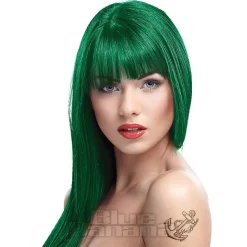 Crazy Color Semi-Permanent Hair Dye 100ml (Pine Green)