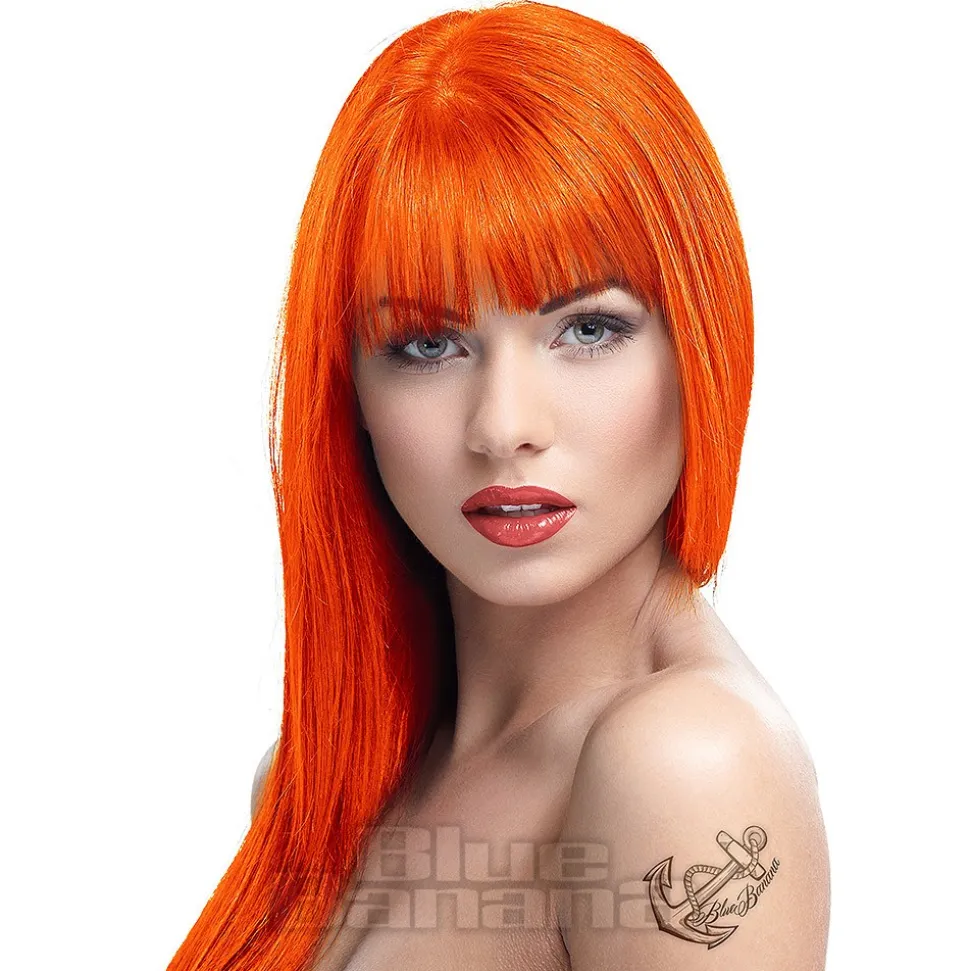 Crazy Color Semi-Permanent Hair Dye 100ml (Orange)