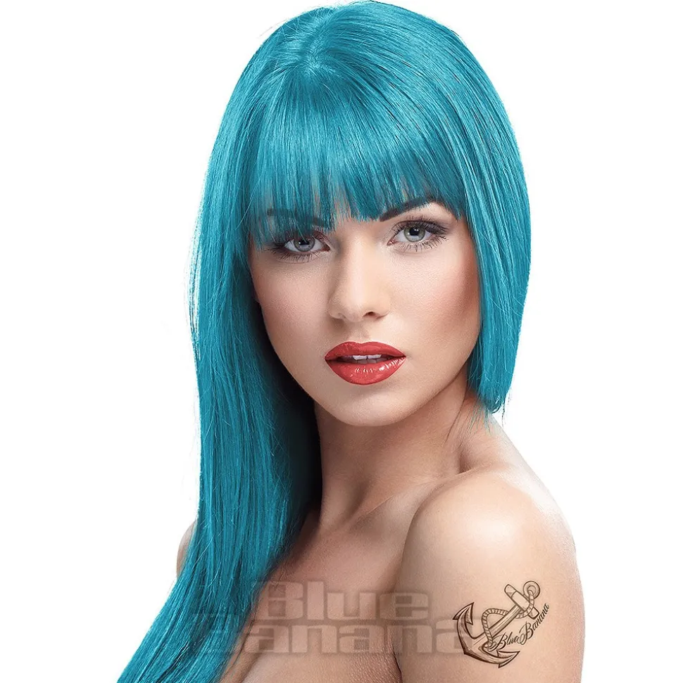 Crazy Color Semi-Permanent Hair Dye 100ml (Blue Jade)