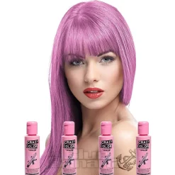 Crazy Color Semi-Permanent Hair Dye 4 Pack 100ml (Marshmallow)