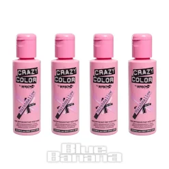 Crazy Color Semi-Permanent Hair Dye 4 Pack 100ml (Marshmallow)