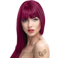 Crazy Color Semi-Permanent Hair Dye 100ml (Cyclamen Red)