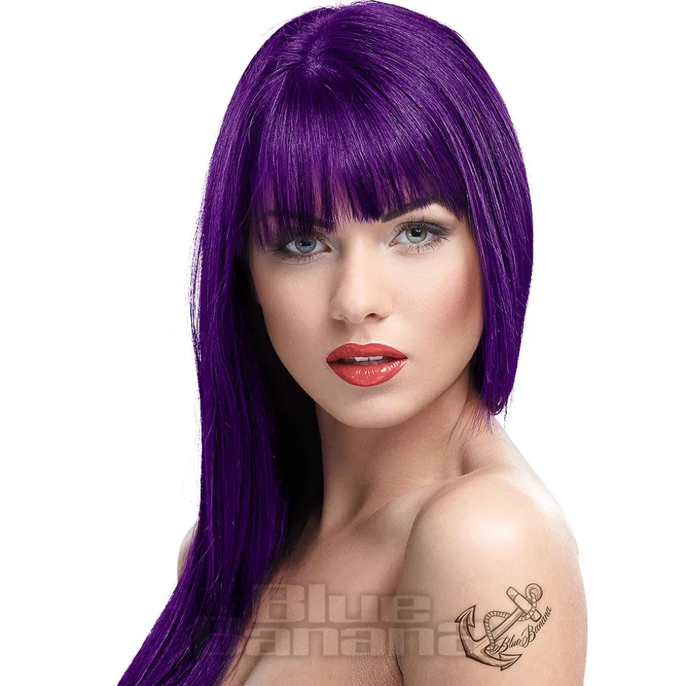 Crazy Color Semi-Permanent Hair Dye 100ml (Violette)