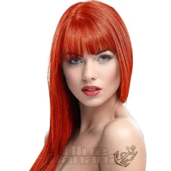 Crazy Color Semi-Permanent Hair Dye 100ml (Coral Red)