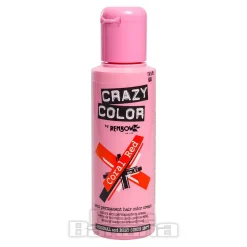 Crazy Color Semi-Permanent Hair Dye 100ml (Coral Red)