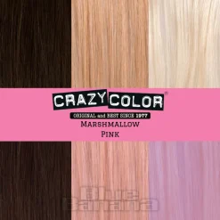 Crazy Color Semi-Permanent Hair Dye 100ml (Marshmallow Pink)
