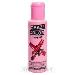 Crazy Color Semi-Permanent Hair Dye 100ml (Vermillion Red)
