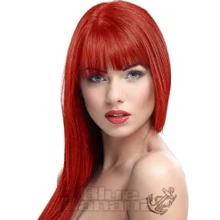 Crazy Color Semi-Permanent Hair Dye 100ml (Vermillion Red)