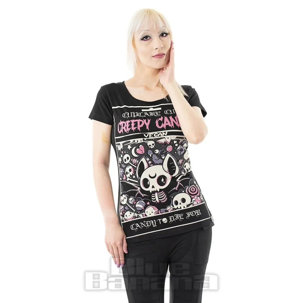Cupcake Cult Creepy Candy T-Shirt (Black)
