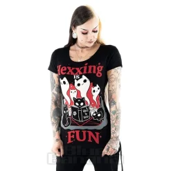Cupcake Cult Hexxing Is Fun T-Shirt (Black)