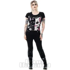 Cupcake Cult Lvd Kitty T-Shirt (Black)
