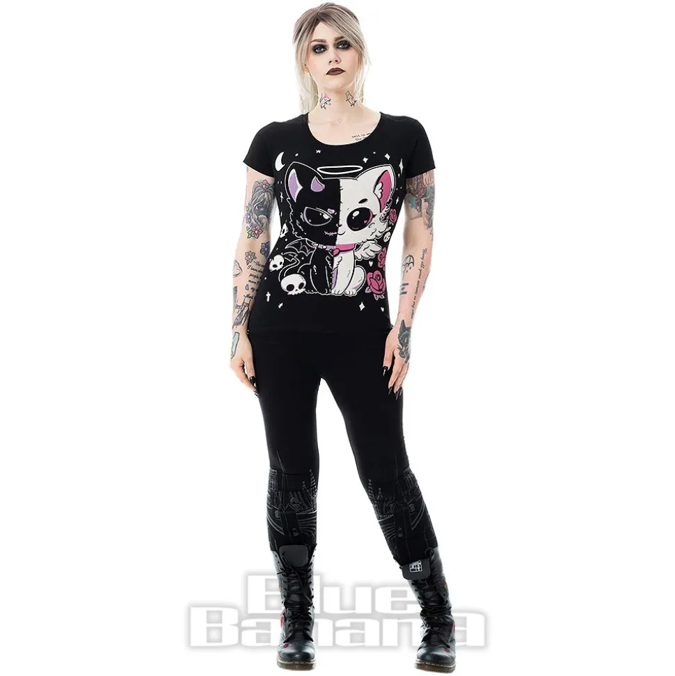 Cupcake Cult Lvd Kitty T-Shirt (Black)