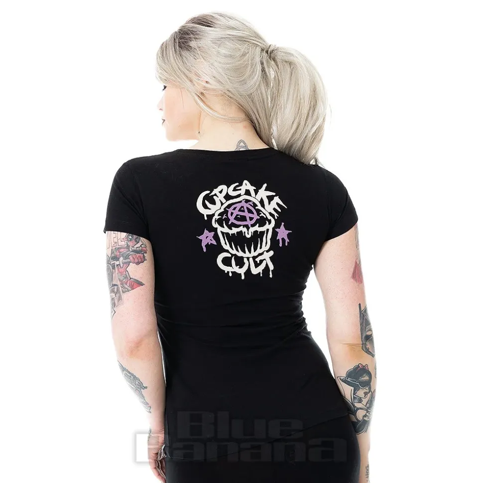 Cupcake Cult Lvd Kitty T-Shirt (Black)