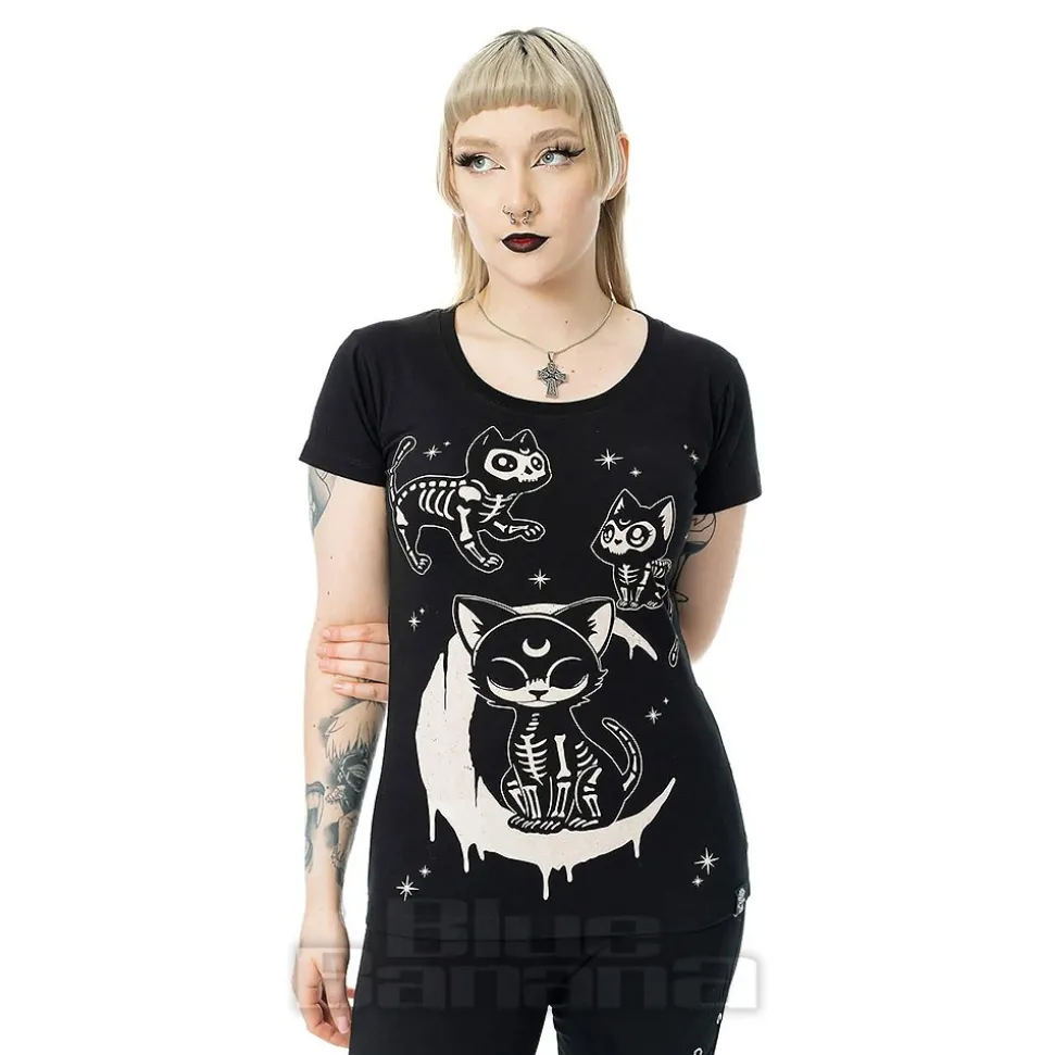 Cupcake Cult Moonlight T-Shirt (Black/White)