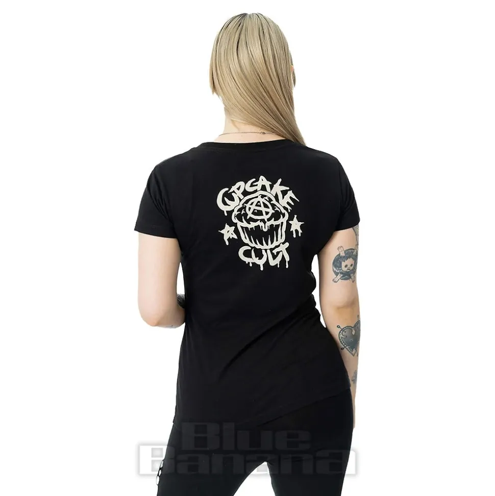 Cupcake Cult Moonlight T-Shirt (Black/White)