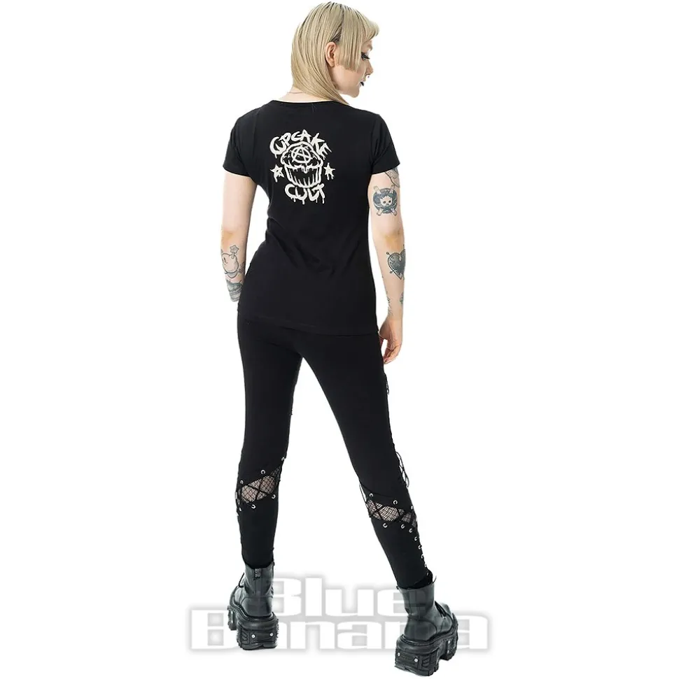 Cupcake Cult Moonlight T-Shirt (Black/White)