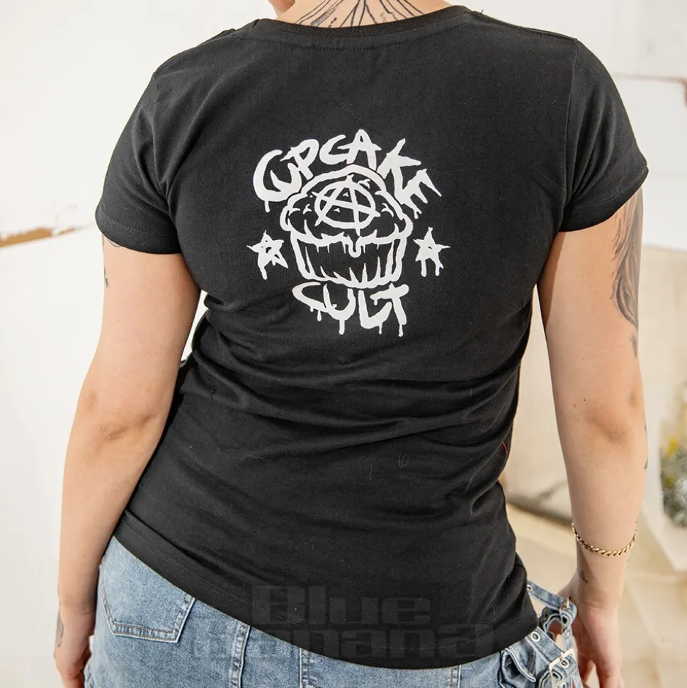 Cupcake Cult Moonlight T-Shirt (Black/White)