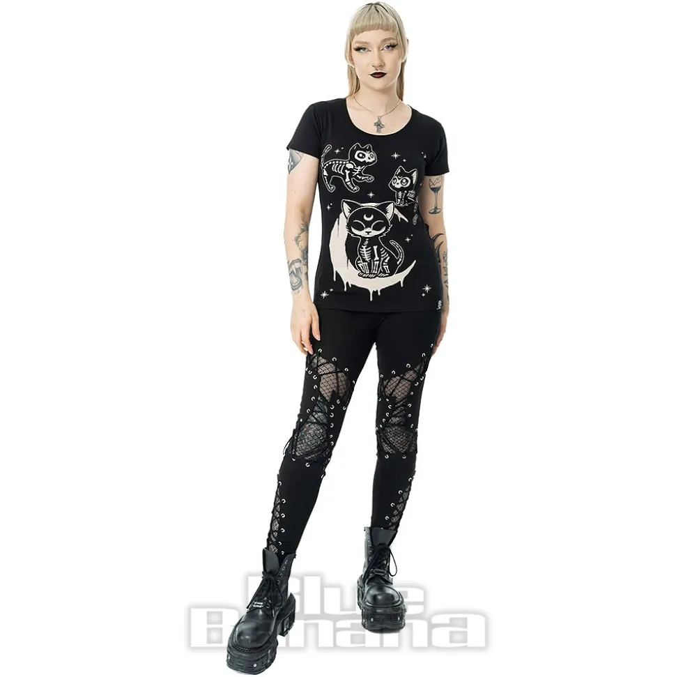 Cupcake Cult Moonlight T-Shirt (Black/White)