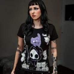 Cupcake Cult Nine Lives T-Shirt (Black)