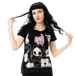 Cupcake Cult Nine Lives T-Shirt (Black)