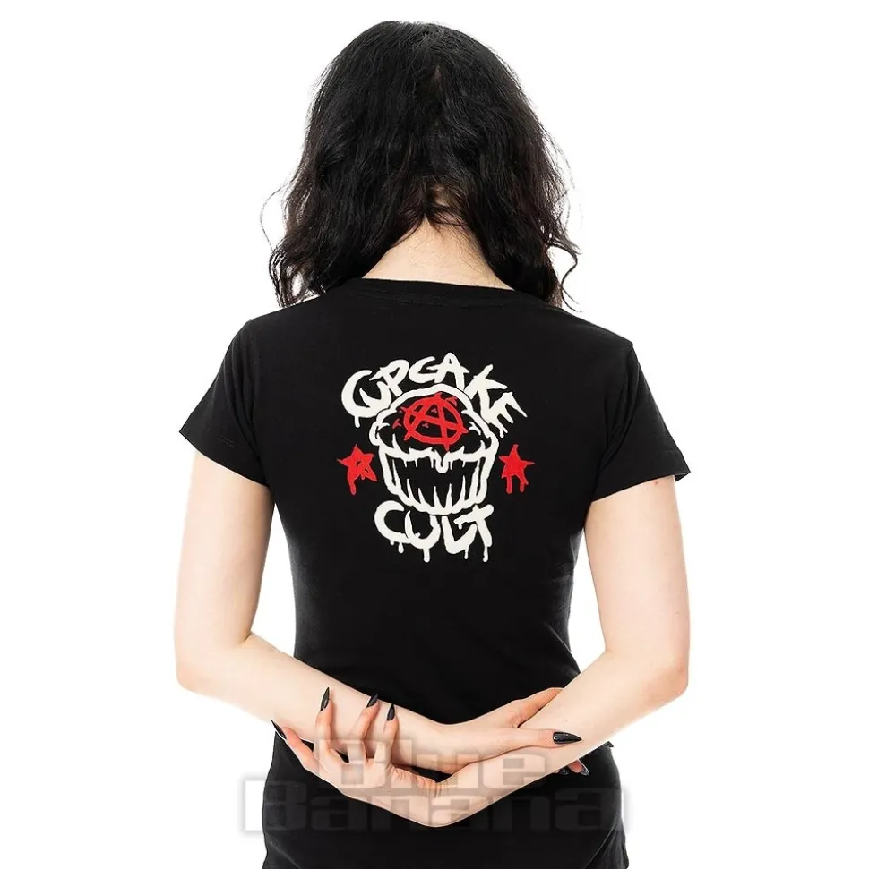 Cupcake Cult Phantom Kitty T-Shirt (Black)