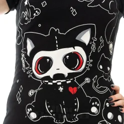 Cupcake Cult Phantom Kitty T-Shirt (Black)