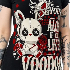 Cupcake Cult Ritual Bunny T-Shirt (Black/Red)