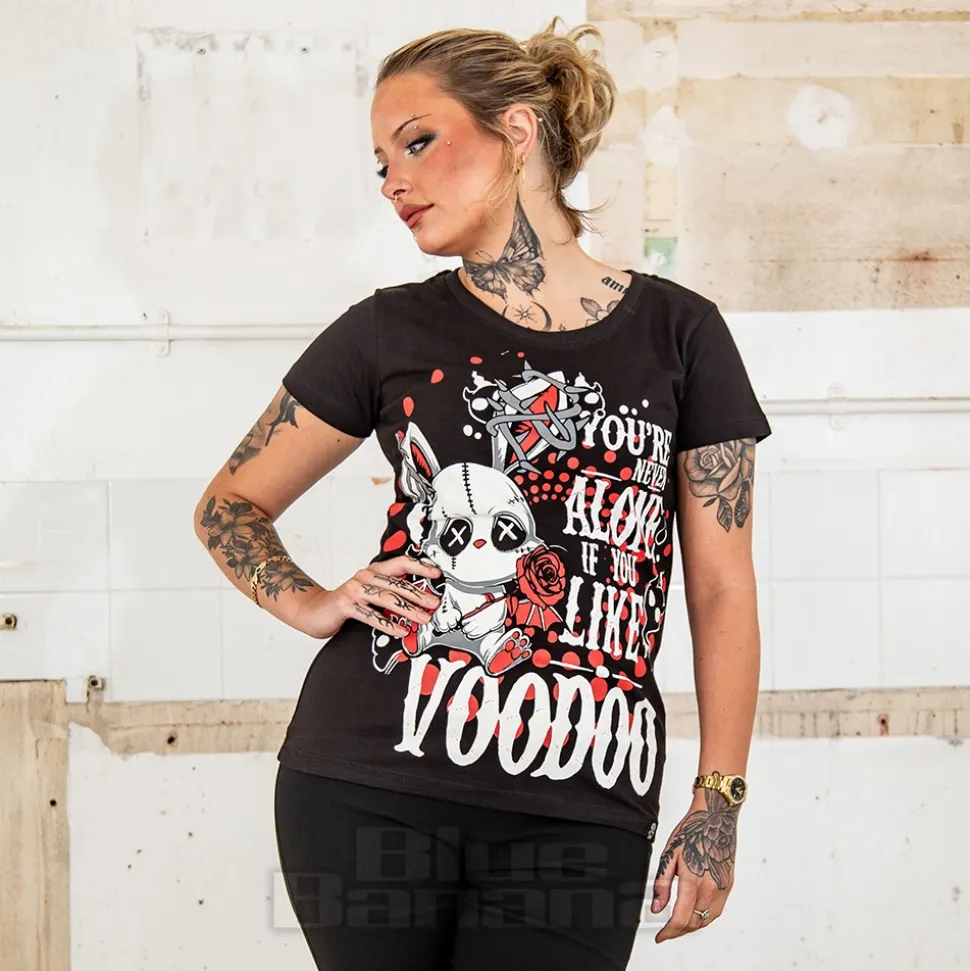 Cupcake Cult Ritual Bunny T-Shirt (Black/Red)