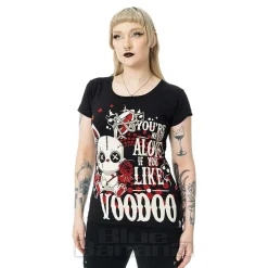 Cupcake Cult Ritual Bunny T-Shirt (Black/Red)