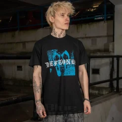 Deftones Static Skull T-Shirt (Black)