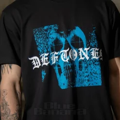 Deftones Static Skull T-Shirt (Black)