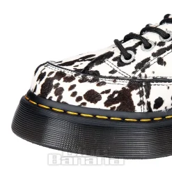 Dr Martens Buzz 5 Eye Dalmatian Shoe (Black & Cream)