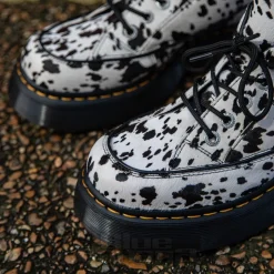 Dr Martens Buzz 5 Eye Dalmatian Shoe (Black & Cream)