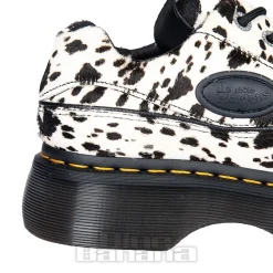 Dr Martens Buzz 5 Eye Dalmatian Shoe (Black & Cream)