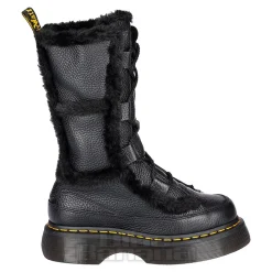 Dr Martens Buzz Faux Fur Boots (Black)