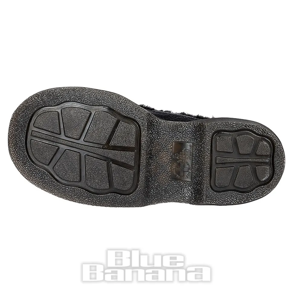 Dr Martens Buzz Faux Fur Boots (Black)