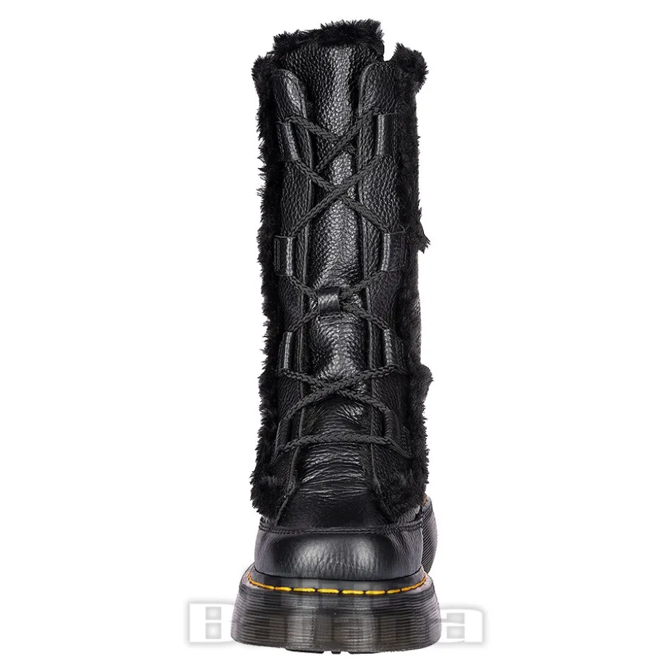 Dr Martens Buzz Faux Fur Boots (Black)