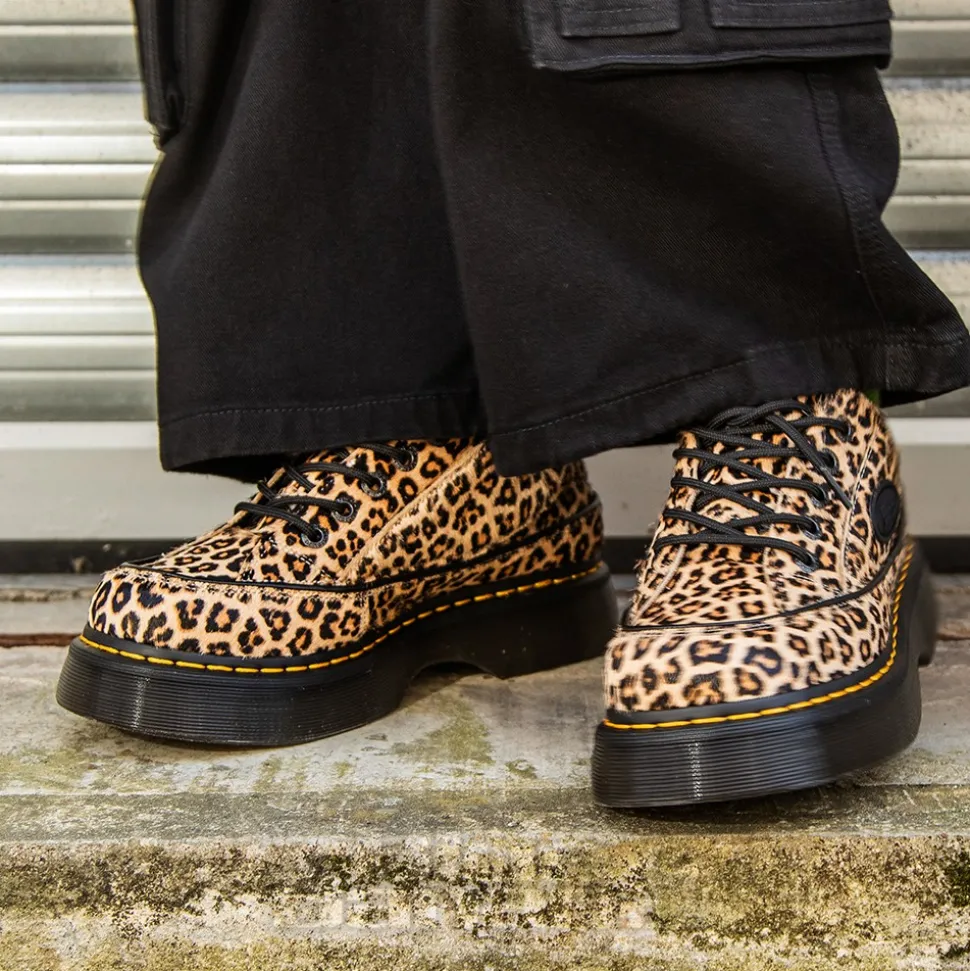 Dr Martens Buzz 5 Lace Mini Shoe (Leopard)