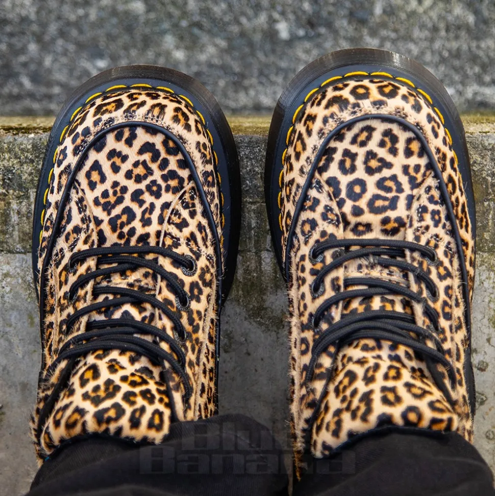 Dr Martens Buzz 5 Lace Mini Shoe (Leopard)