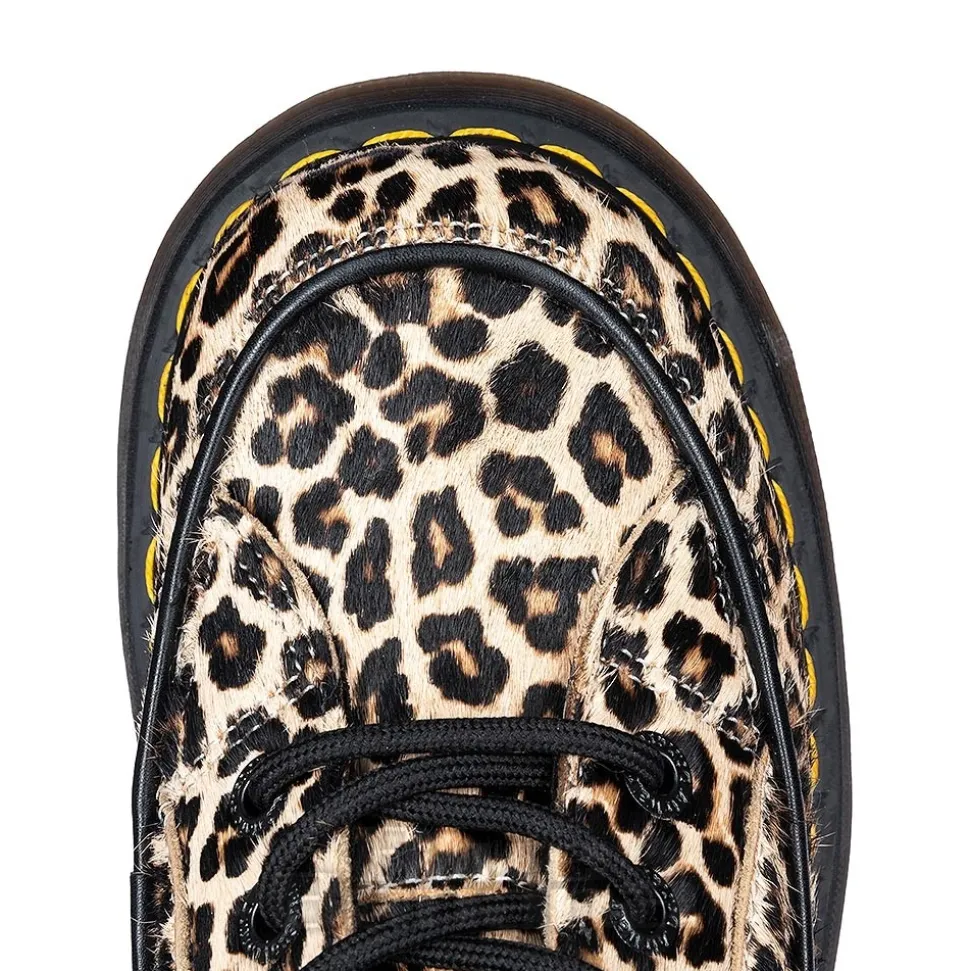 Dr Martens Buzz 5 Lace Mini Shoe (Leopard)