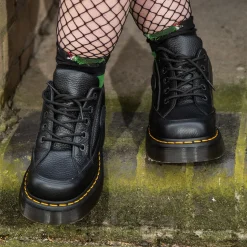 Dr Martens Buzz 5 Lace Nappa Shoes (Black)