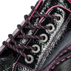 Dr Martens Buzz Patent Shoe (Black/Pink)